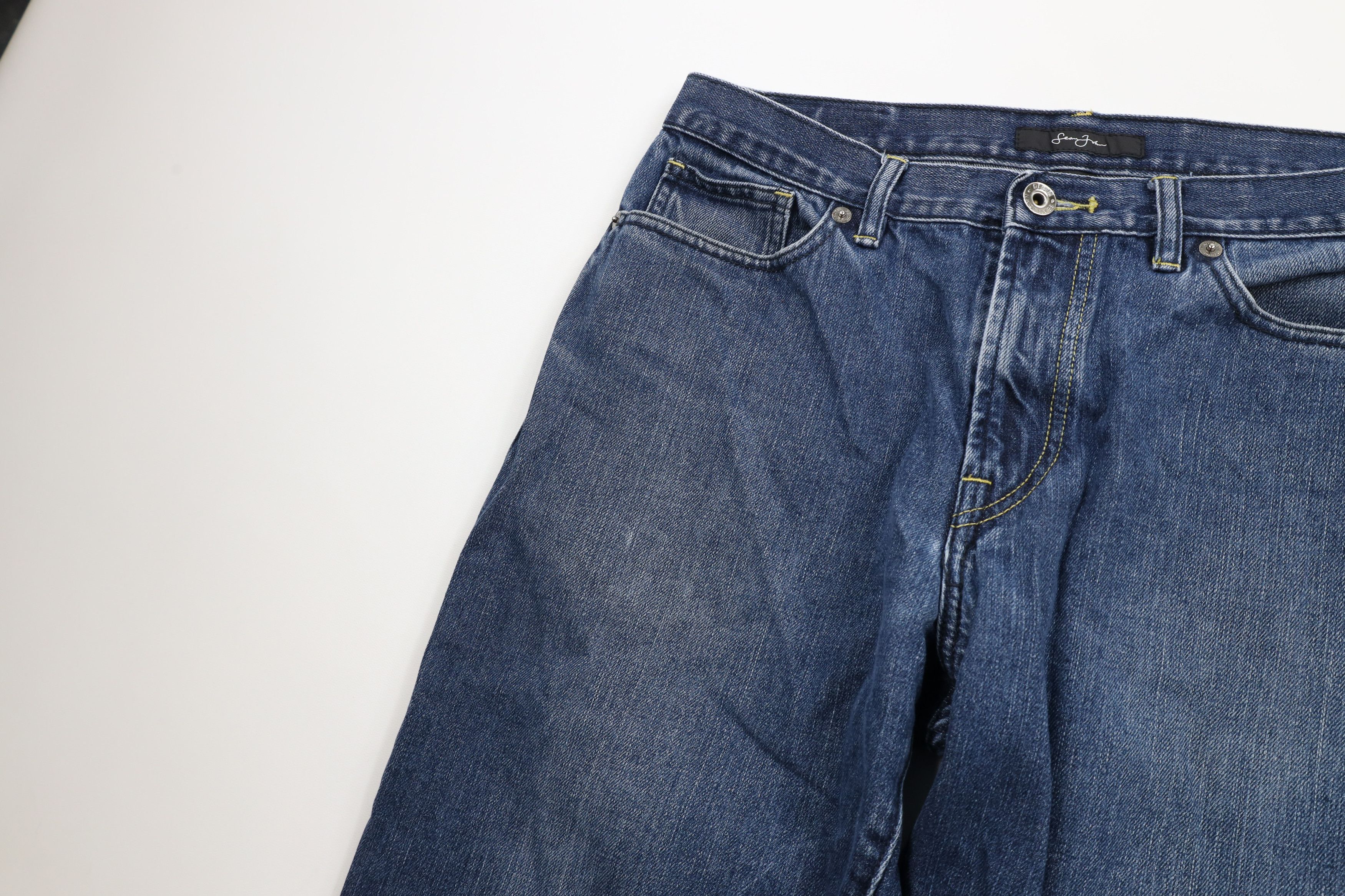 Sean John × Vintage Vintage Sean John Baggy Fit Wide Leg Denim Jeans Blue Size US 34 / EU 50 - 6 Thumbnail