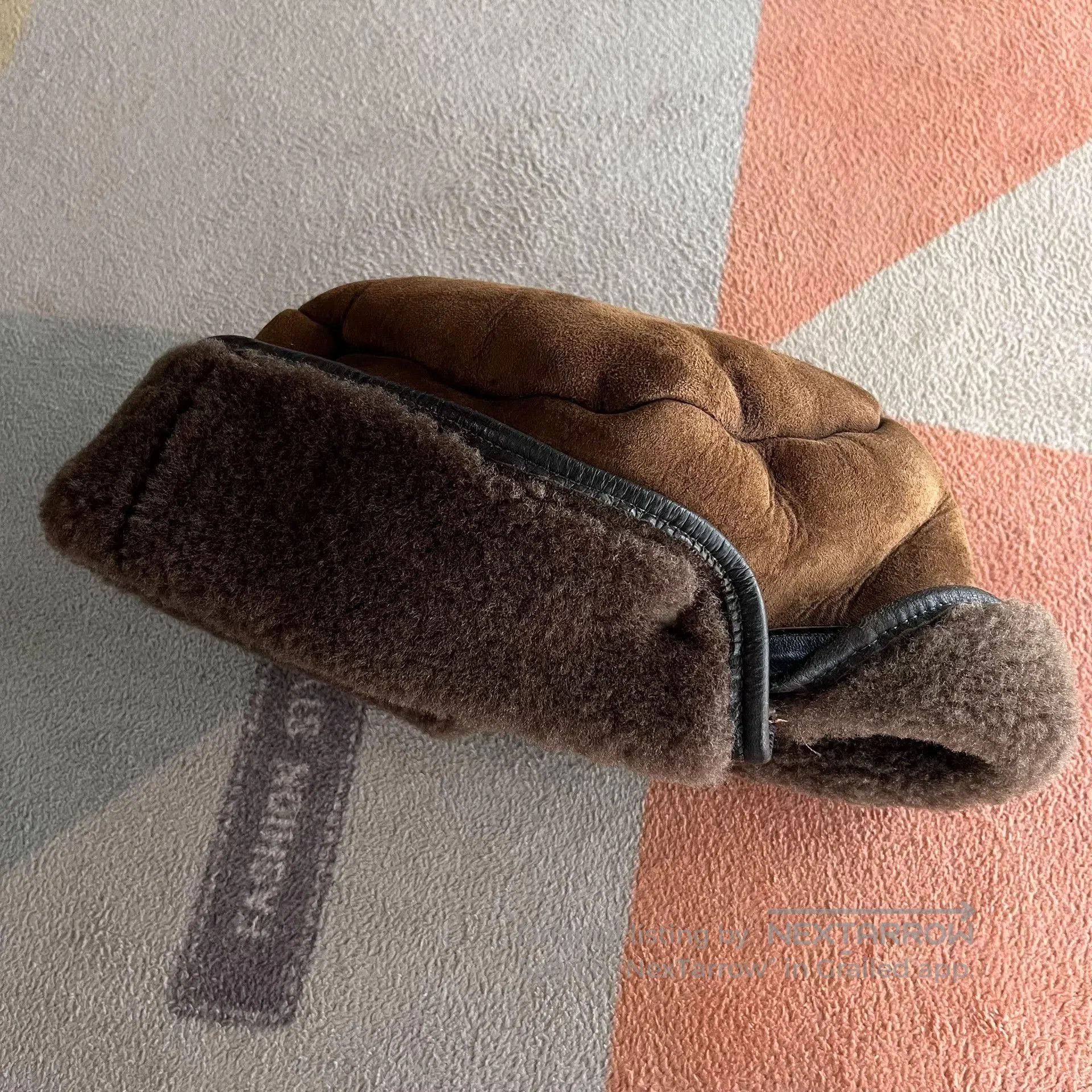 Vintage Vintage Sheepskin Fur Hat. Size ONE SIZE - 6 Thumbnail