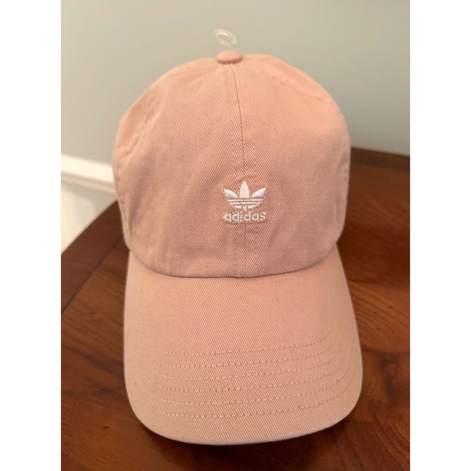 Adidas Adidas Hat Women Peach Adjustable Strapback Cap Golf Tennis Cotton Baseball Cap Sports Outdoor USA Theme Size ONE SIZE - 2 Thumbnail