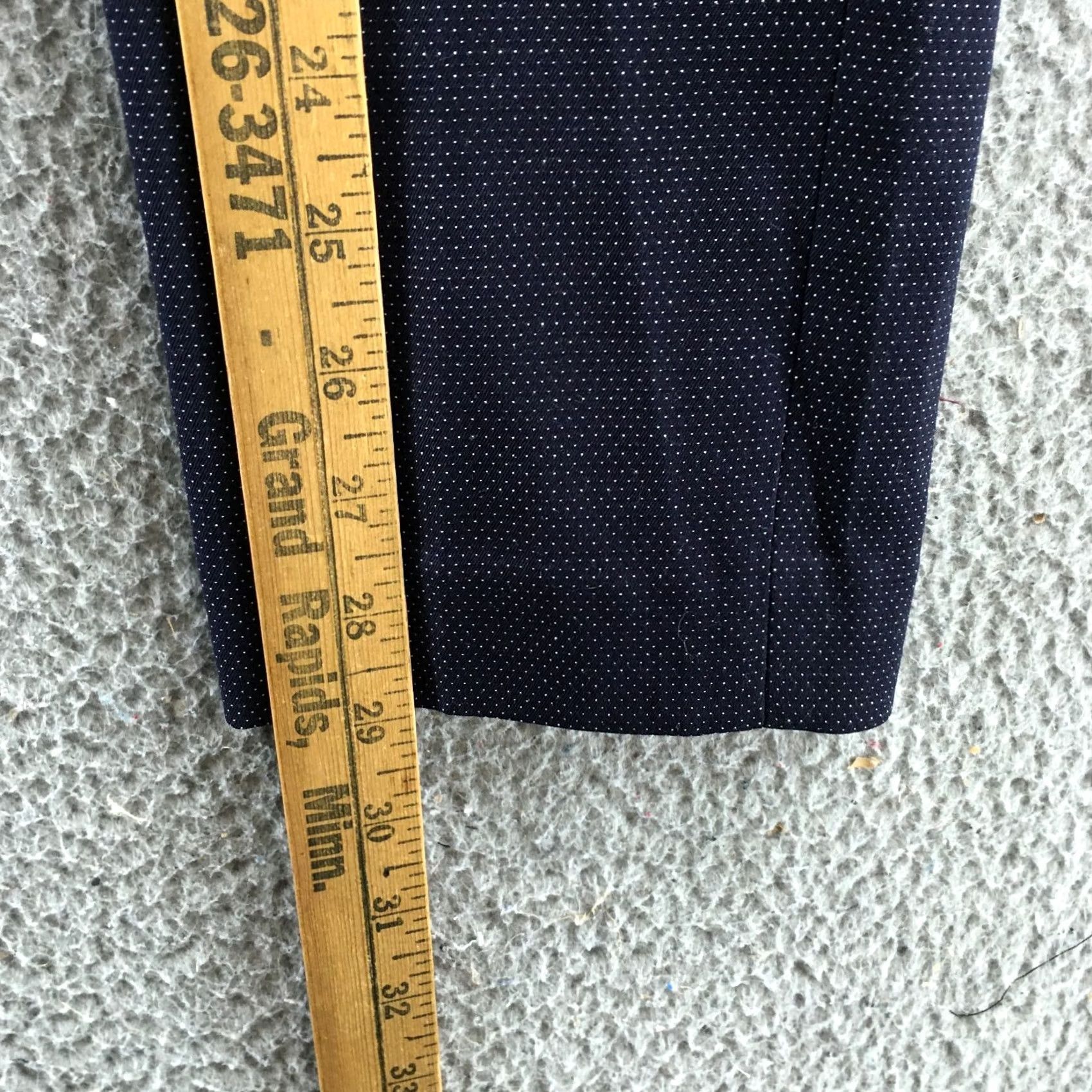 H&M H&M Dress Pants Womens 28X29 Blue Mid Rise Slim Fit Zip Fly NEW Size 26" / US 2 / IT 38 - 7 Thumbnail