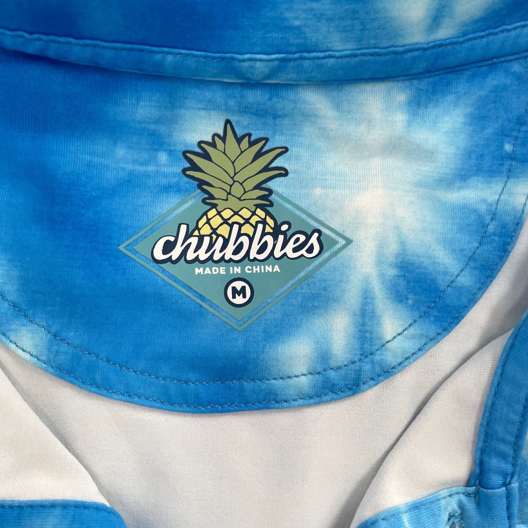 Chubbies Chubbies Shirt Adult Polo Performance Short Sleeve Mens M Blue Size US M / EU 48-50 / 2 - 5 Thumbnail