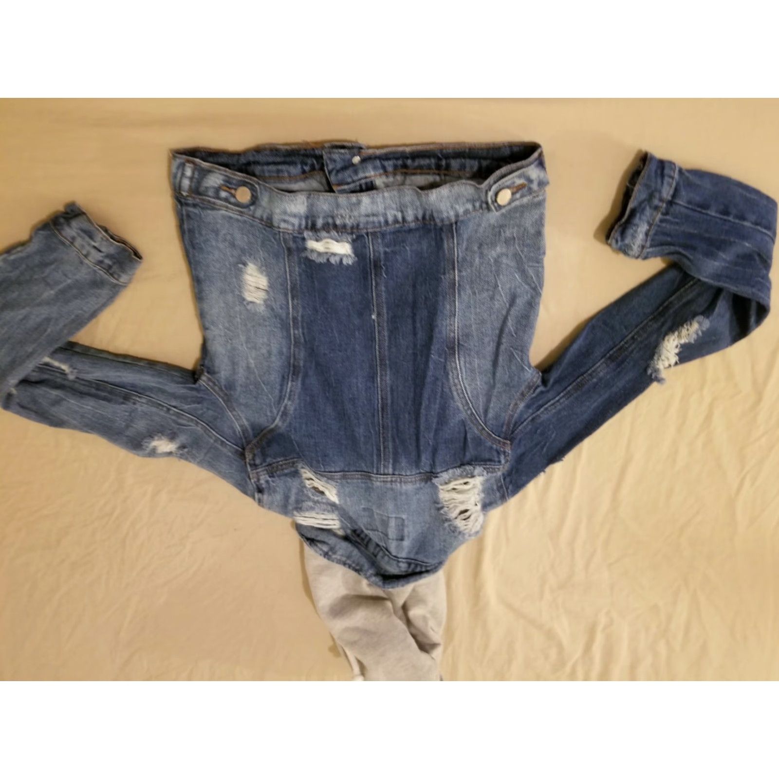 Denime Womens William Rast Denim Jacket XS Hooded Jacket Denim Women Blue Size 26" / US 2 / IT 38 - 2 Thumbnail