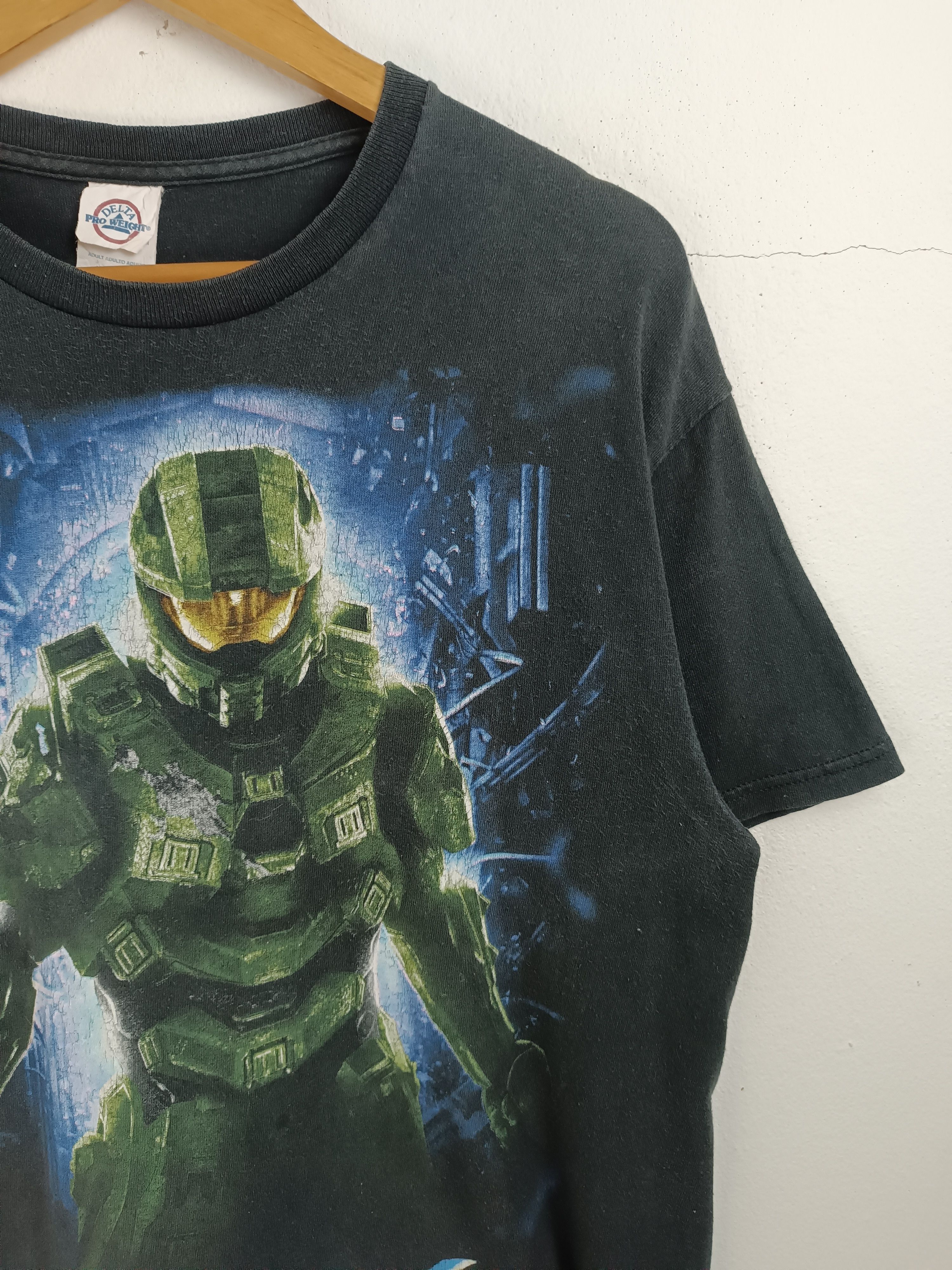 Microsoft VINTAGE 2012 HALO 4 GAMES TEE VERY RARE call of duty gta 5 Size US L / EU 52-54 / 3 - 6 Thumbnail