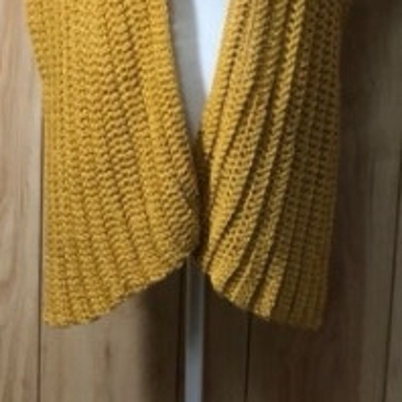 Other Gold Handmade Crocheted Shawl by Dawny Size ONE SIZE - 3 Thumbnail