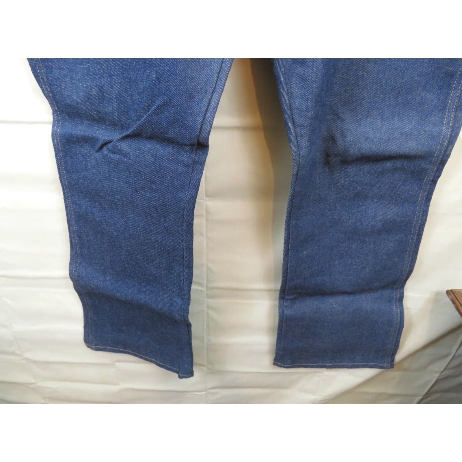 Vintage NOS Rustlers 1970s Jeans 42X30 Regular Men Blue Classic Fit Tapered NWOT USA Boys? Size US 42 / EU 58 - 6 Thumbnail