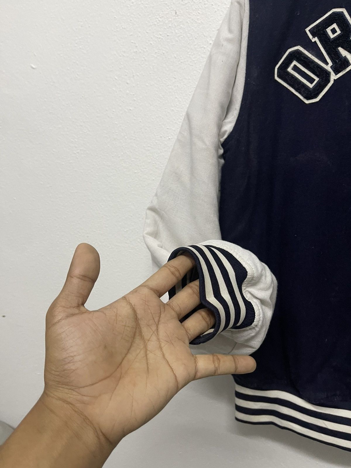 Adidas VINTAGE ADIDAS WOOL SLEEVE VARSITY JACKET Size US S / EU 44-46 / 1 - 6 Thumbnail