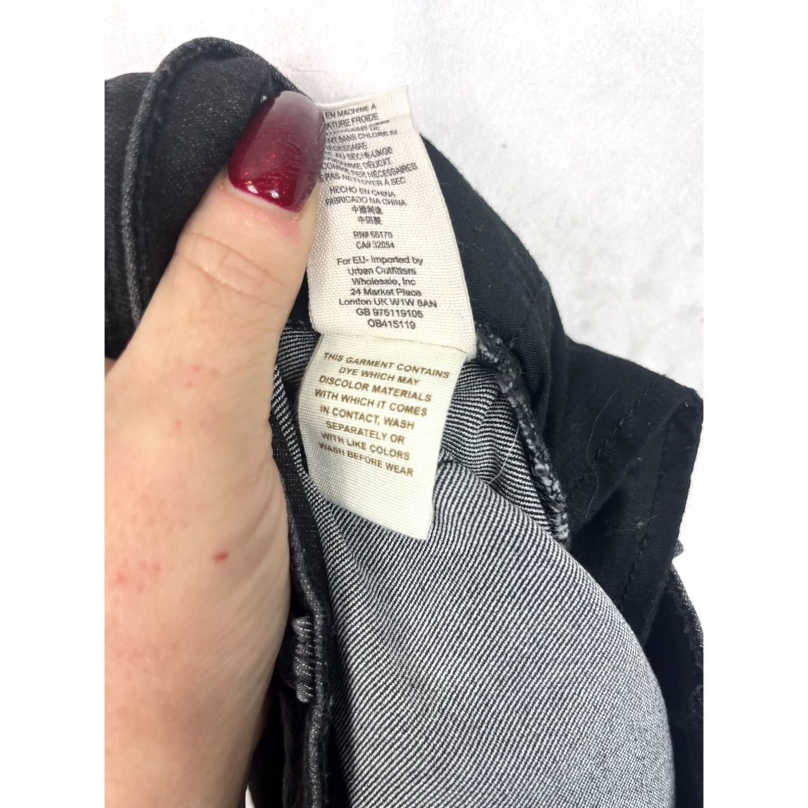 Free People Free People Jillian Skinny Jeans Black Cotton Moto 27x30 Size 27" / US 4 / IT 40 - 6 Thumbnail