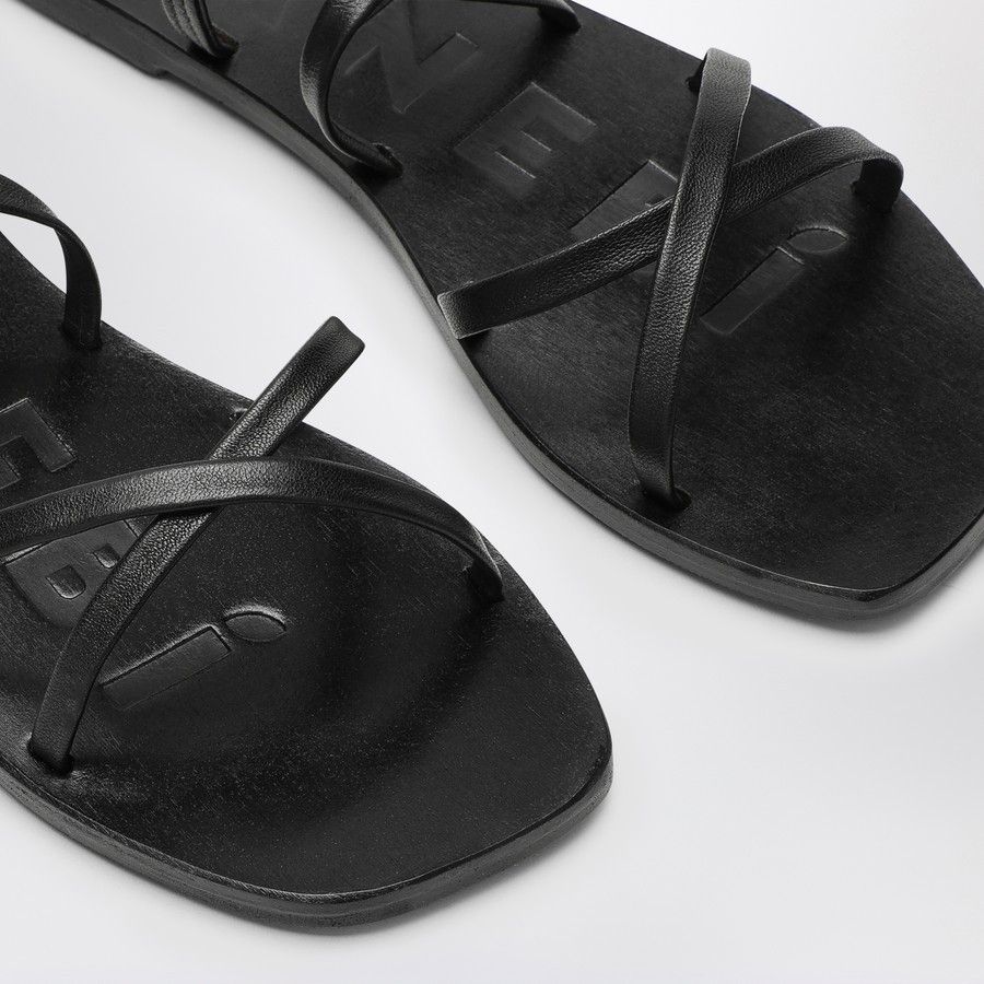Manebi o1d2blof0824 Leather Canyon Sandal in Black Size US 6 / IT 36 - 5 Thumbnail
