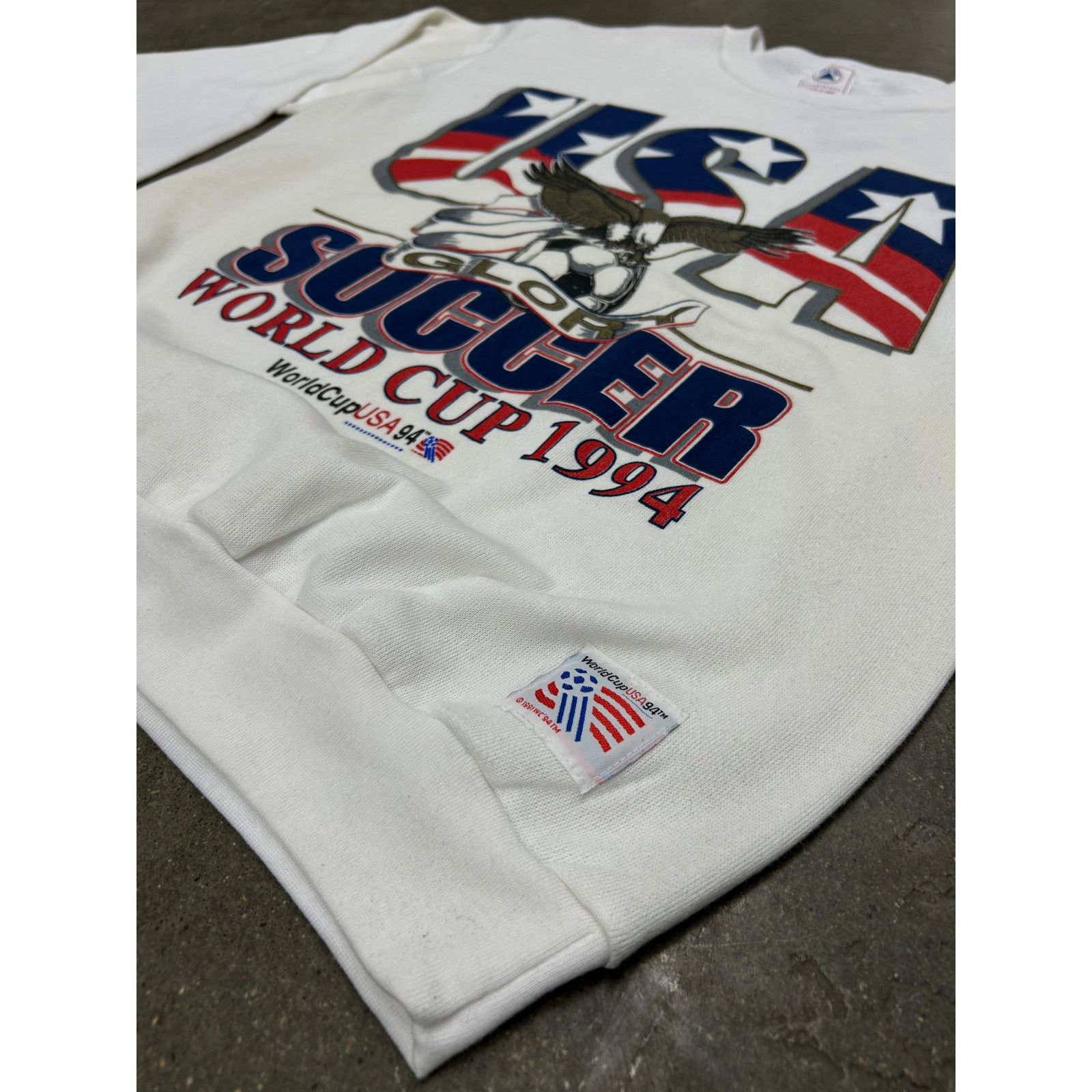 Vintage 1994 Vintage Team USA World Cup Soccer Crewneck Size US L / EU 52-54 / 3 - 2 Thumbnail
