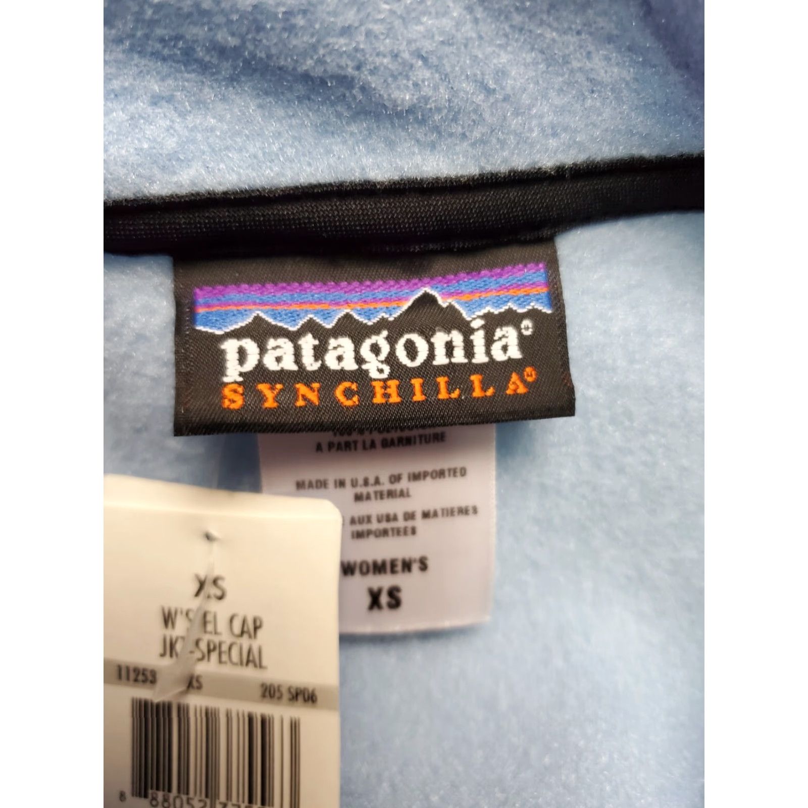 Patagonia Patagonia Jacket XS Womens Blue Full Zip Fleece Pockets NWT El Capilene Synchilla Lightweight Casual Travel Regular Fit Solid Long Sleeve Mid-Length Size XS / US 0-2 / IT 36-38 - 7 Thumbnail