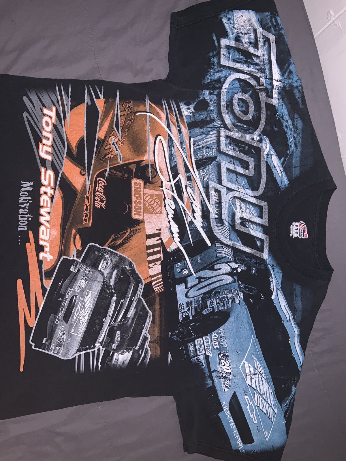 Chase Authentics Vintage 2003 AOP Tony Stewart NASCAR - Size L Size US L / EU 52-54 / 3 - 4 Thumbnail