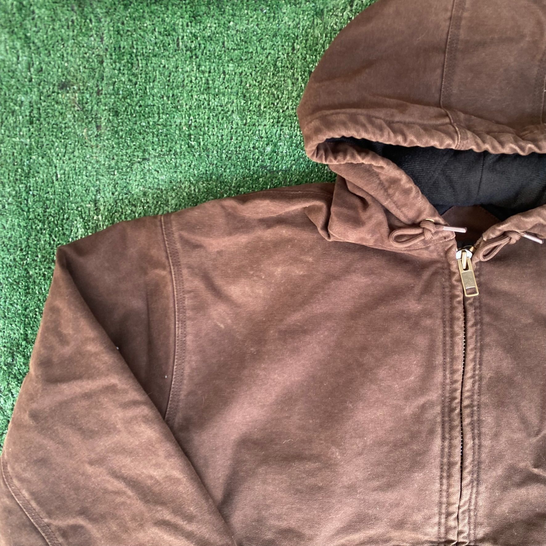 Redhead Vintage 90s Brown Work Jacket Grunge Carhartt Workwear Rare Size US XL / EU 56 / 4 - 2 Thumbnail