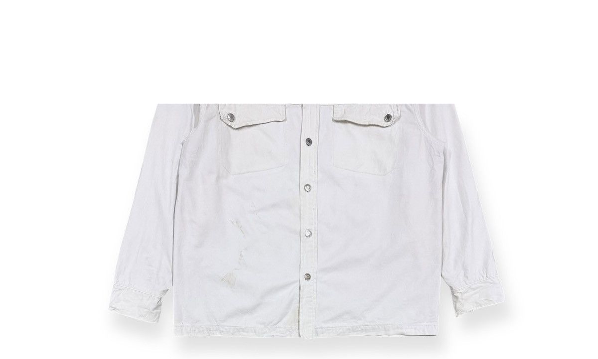 Oakley Vtg🔥Y2k Oakley White Trucker Denim Jacket Size US L / EU 52-54 / 3 - 5 Thumbnail