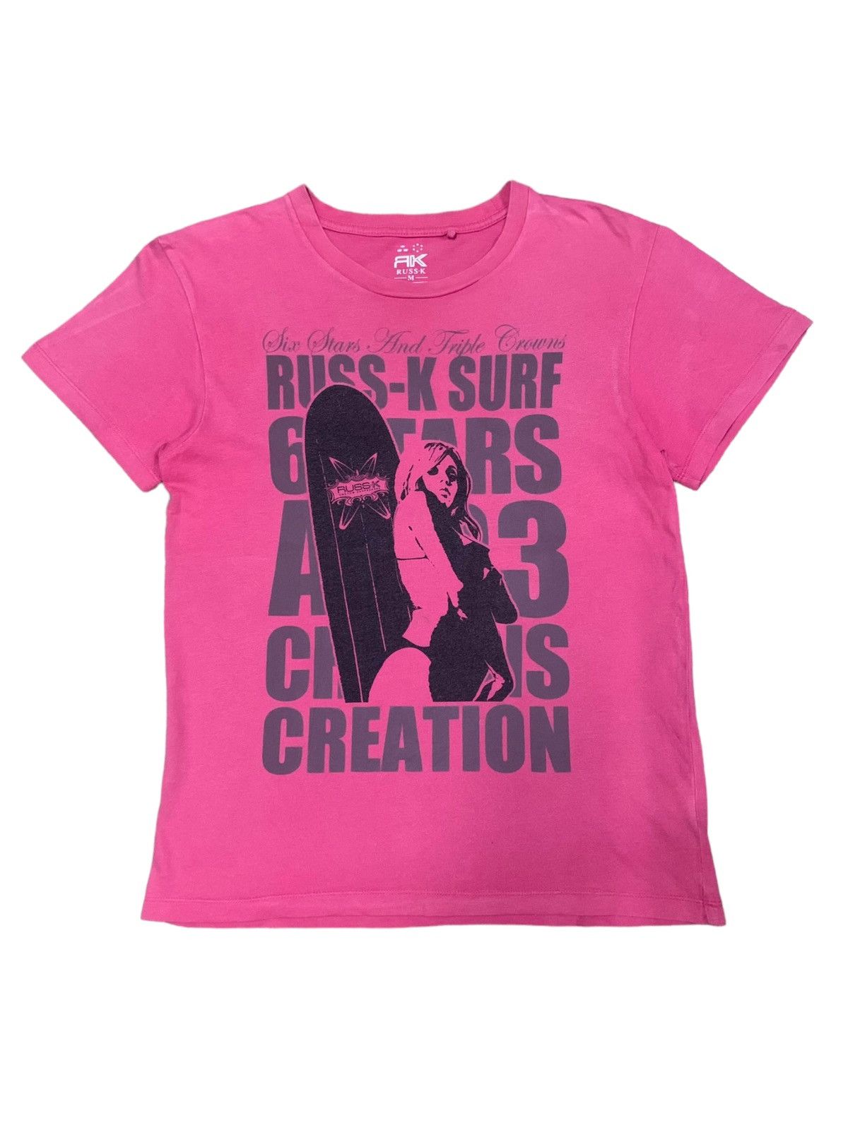 If Six Was Nine × Japanese Brand × Le Grande Bleu (L.G.B.) Vintage Russ K Surf Style Hysteric Glamour Tshirt Size US M / EU 48-50 / 2 - 1 Thumbnail