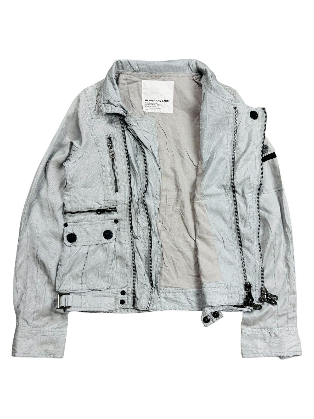 GOA 2000s Heaven And Earth - Apocalypse Style Cargo Jacket Size US M / EU 48-50 / 2 - 2 Thumbnail