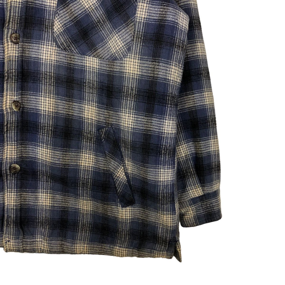 Flannel 🔥VINTAGE WOOL FLANNEL JACKET TARTAN DESIGN RALPH ETON Size US M / EU 48-50 / 2 - 5 Thumbnail