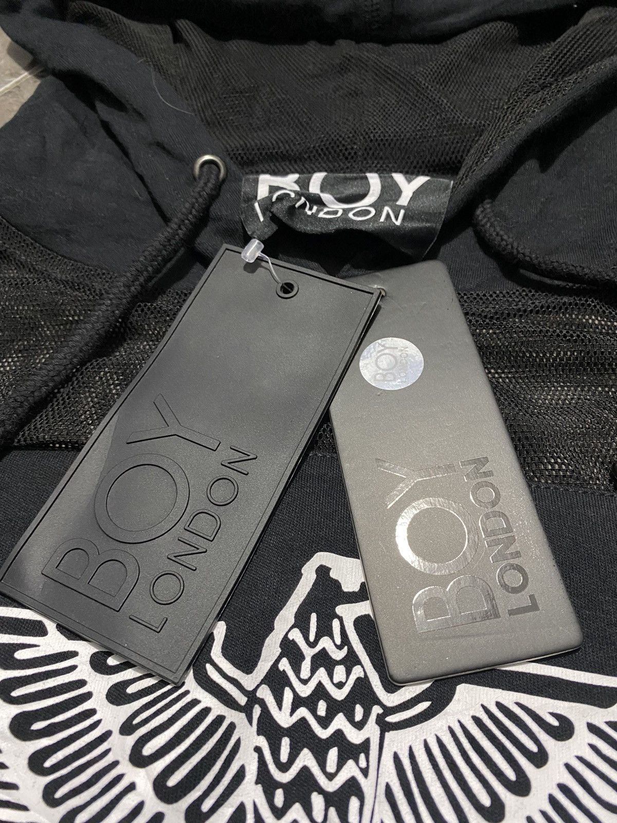 Boy London Boy London Raw Edge Hoodie Size L / US 10 / IT 46 - 4 Thumbnail