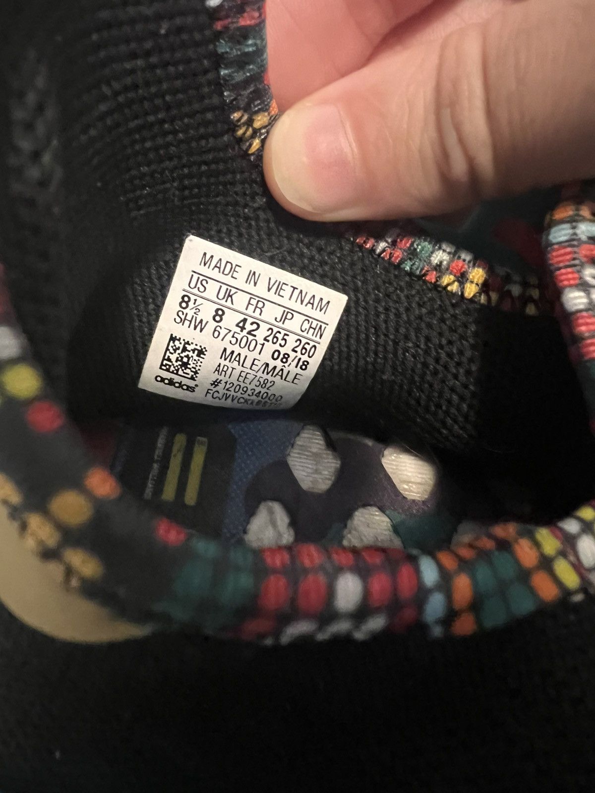 Adidas × Pharrell Adidas NMD Hu Pharrell Inspiration Pack ‘Black’ (2018) Size US 8.5 / EU 41-42 - 6 Thumbnail