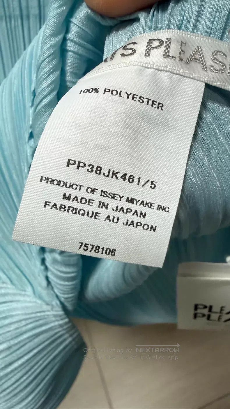 Issey Miyake Issey Miyake Frozen Ice Blue Top Size XXL / US 16-18 / IT 52-54 - 6 Thumbnail