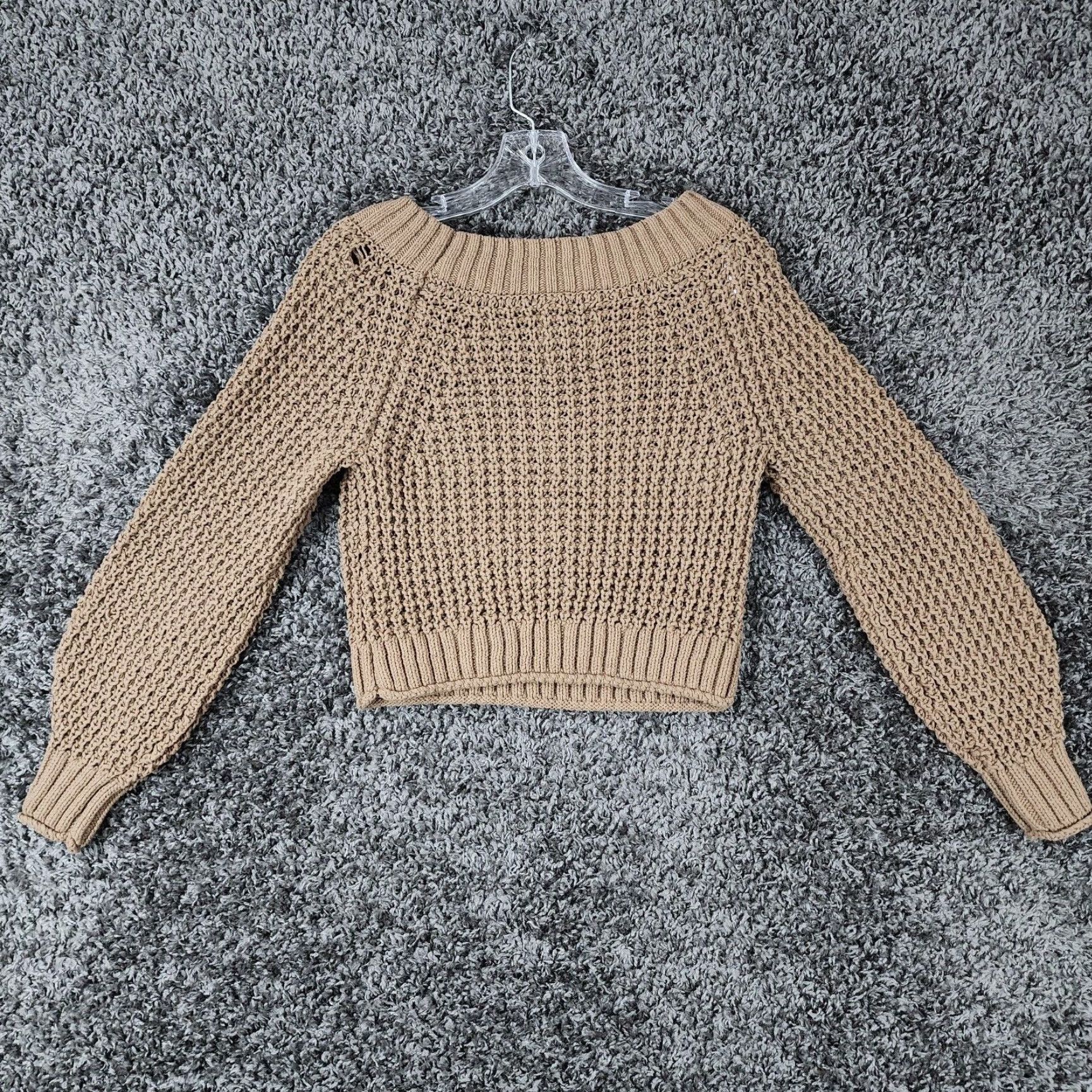 Abercrombie & Fitch Abercrombie & Fitch Womens Brown Long Sleeve Knitted Pullover Sweater Size XXS Size XXS / US 00 / IT 34 - 5 Thumbnail