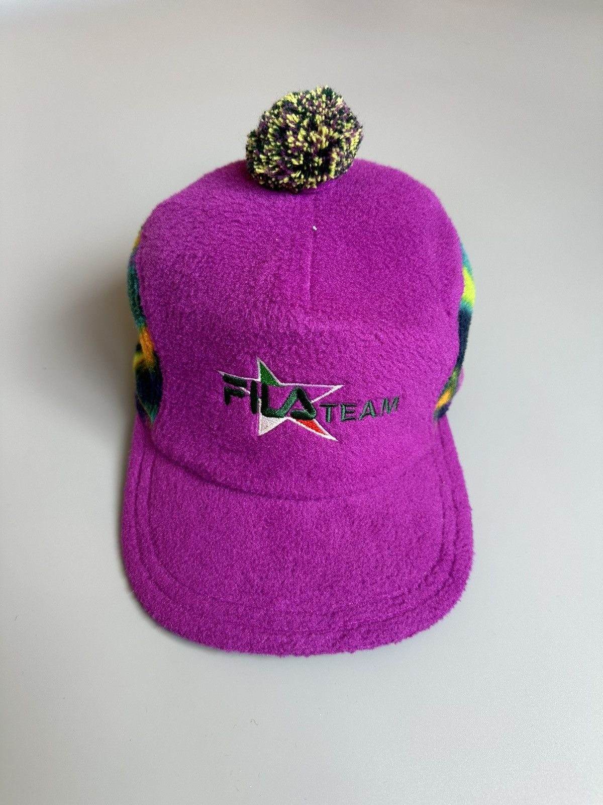 Fila Fila Team Vintage Polartec Fleece Cap Hat Size ONE SIZE - 1 Thumbnail