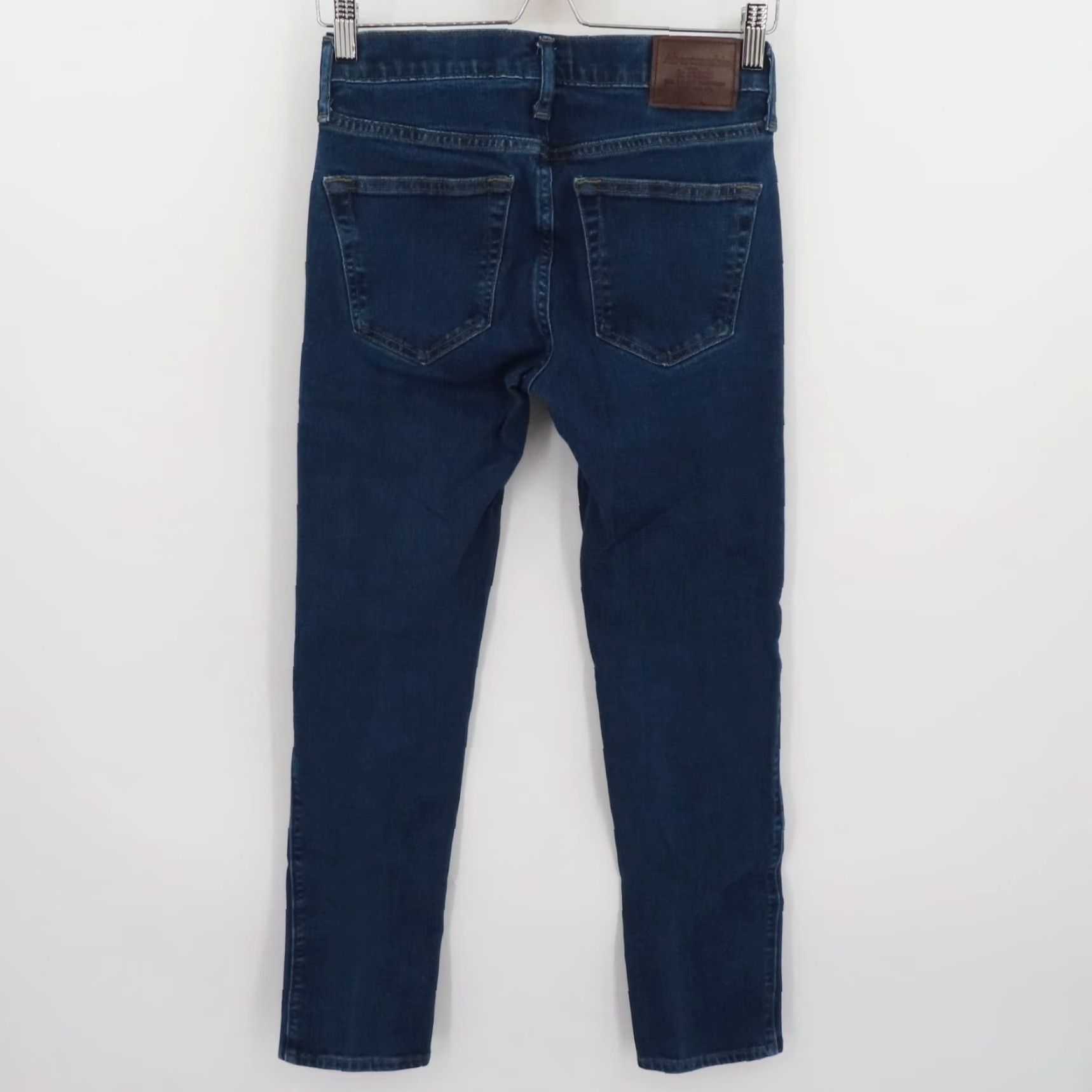 Abercrombie & Fitch Abercrombie & Fitch Langdon Skinny Jeans Mens 26W 30L Denim Blue Stretch 5-Pocket Regular Inseam 30" Size US 26 / EU 42 - 4 Thumbnail