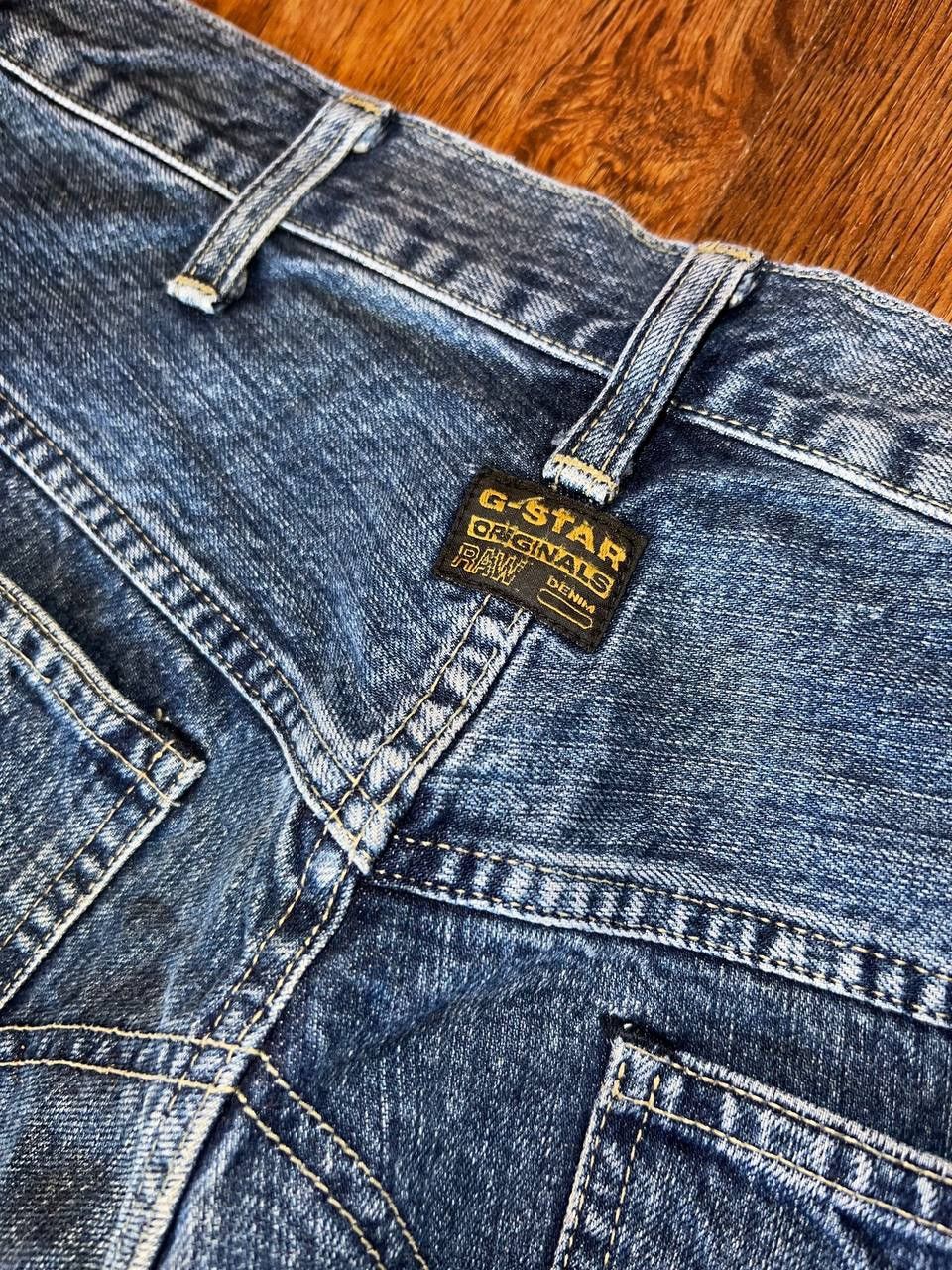 G-Star × Vintage Vintage GstarRaw Elwood vintage biker jeans y2k Size US 32 / EU 48 - 11 Thumbnail