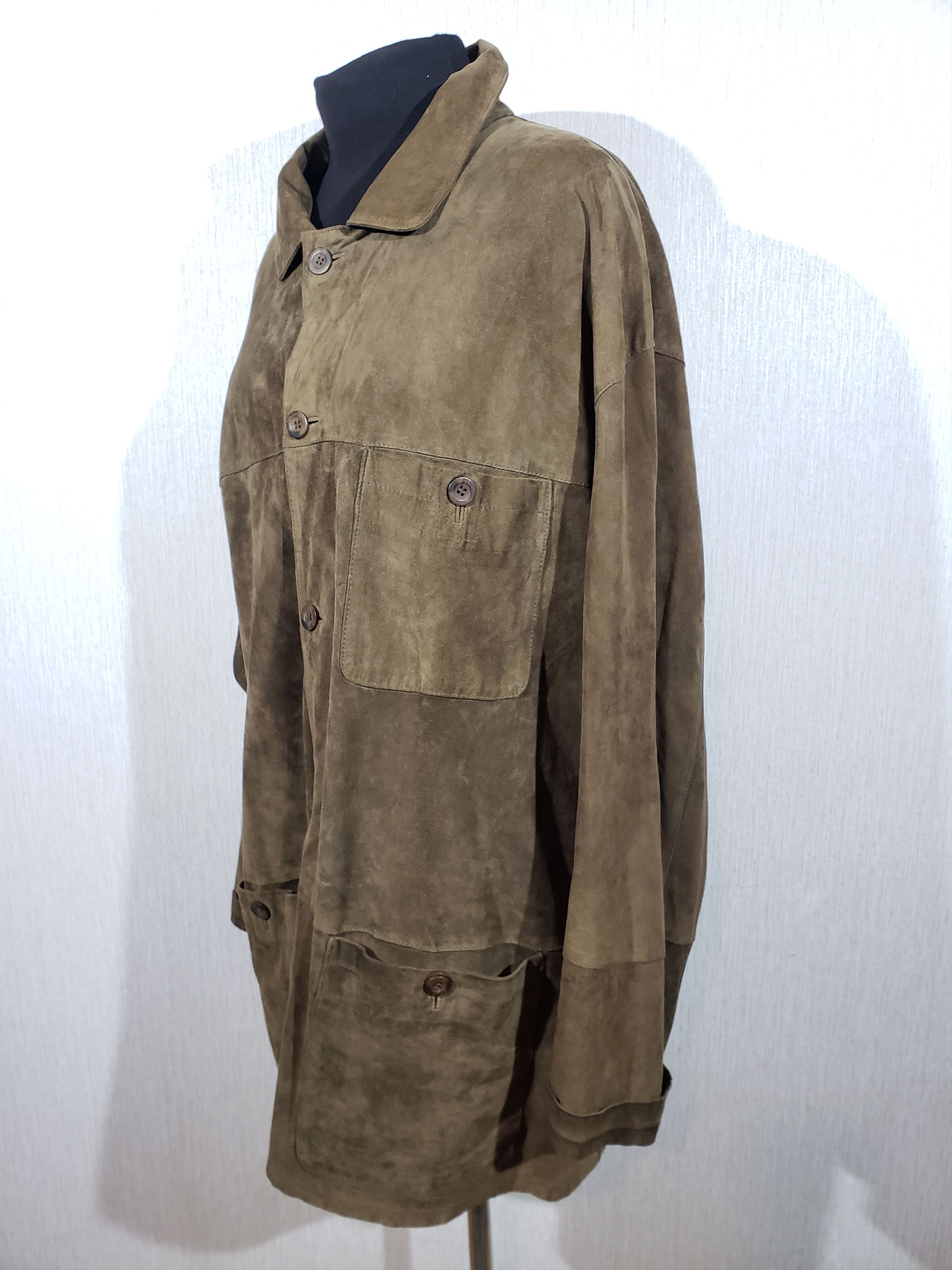 Other Brown suede men's shirt. Size US XXL / EU 58 / 5 - 2 Thumbnail