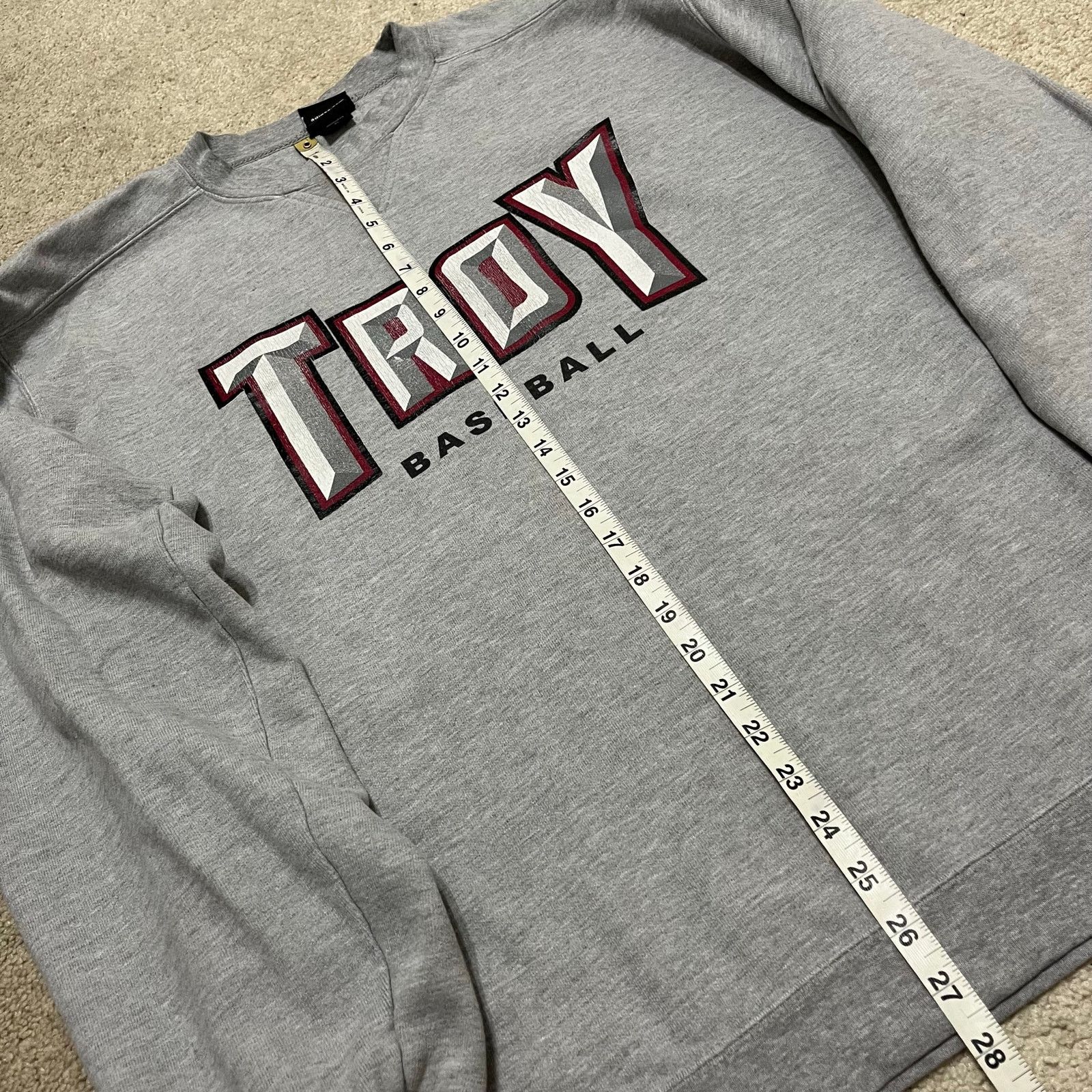 Adidas Adidas Troy University Baseball College Grey Crewneck XL Size US XL / EU 56 / 4 - 6 Thumbnail