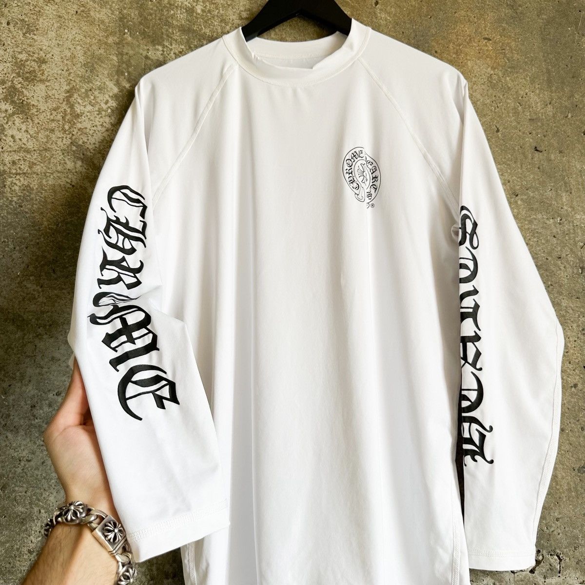 Chrome Hearts Chrome Hearts Athletic Stretch Rash Guard Surfer L/S Shirt Size US L / EU 52-54 / 3 - 5 Thumbnail