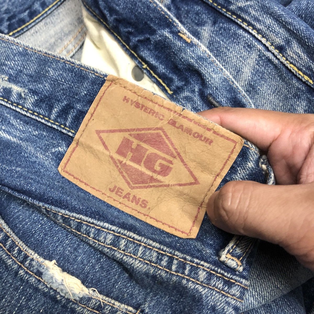 Hysteric Glamour × Japanese Brand Hyster Glamour Selvedge Pants Size US 32 / EU 48 - 9 Thumbnail