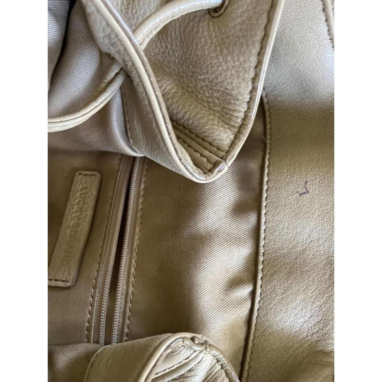 Lucky Brand Ladies Handbag - Lucky Brand 100% Leather Large BackPack Size ONE SIZE - 6 Thumbnail