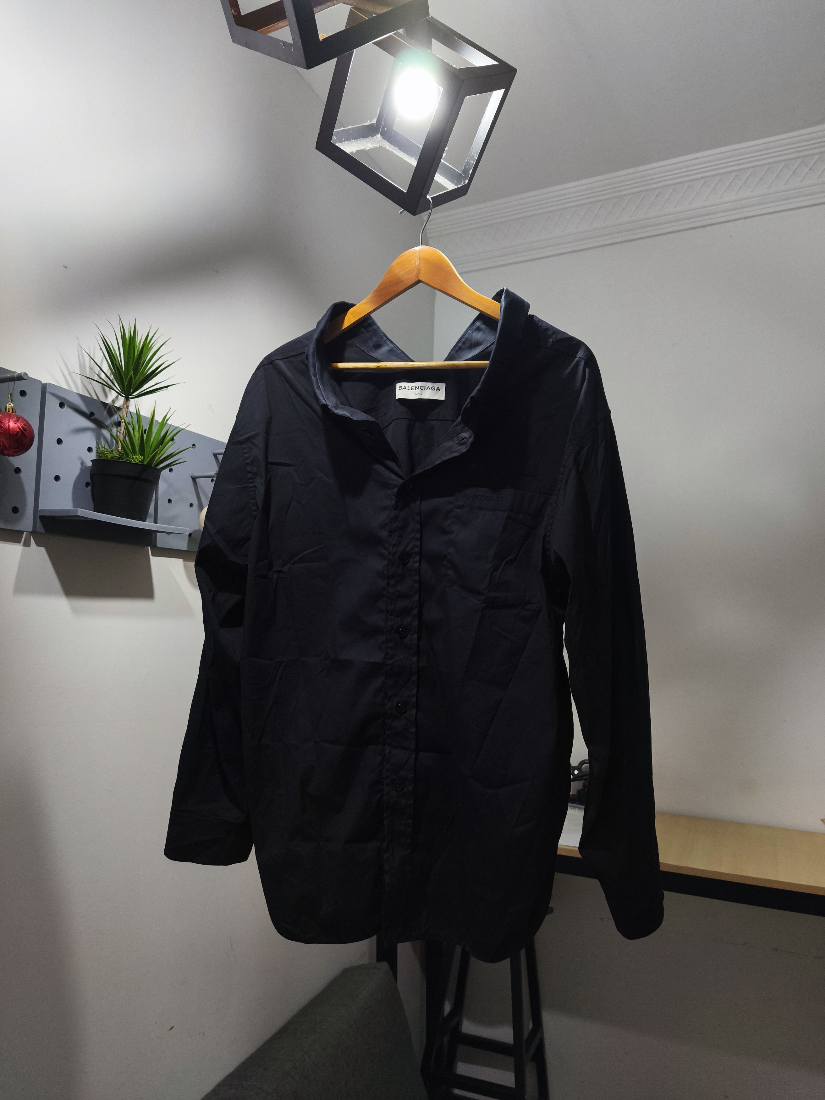 Balenciaga swing button up shirt