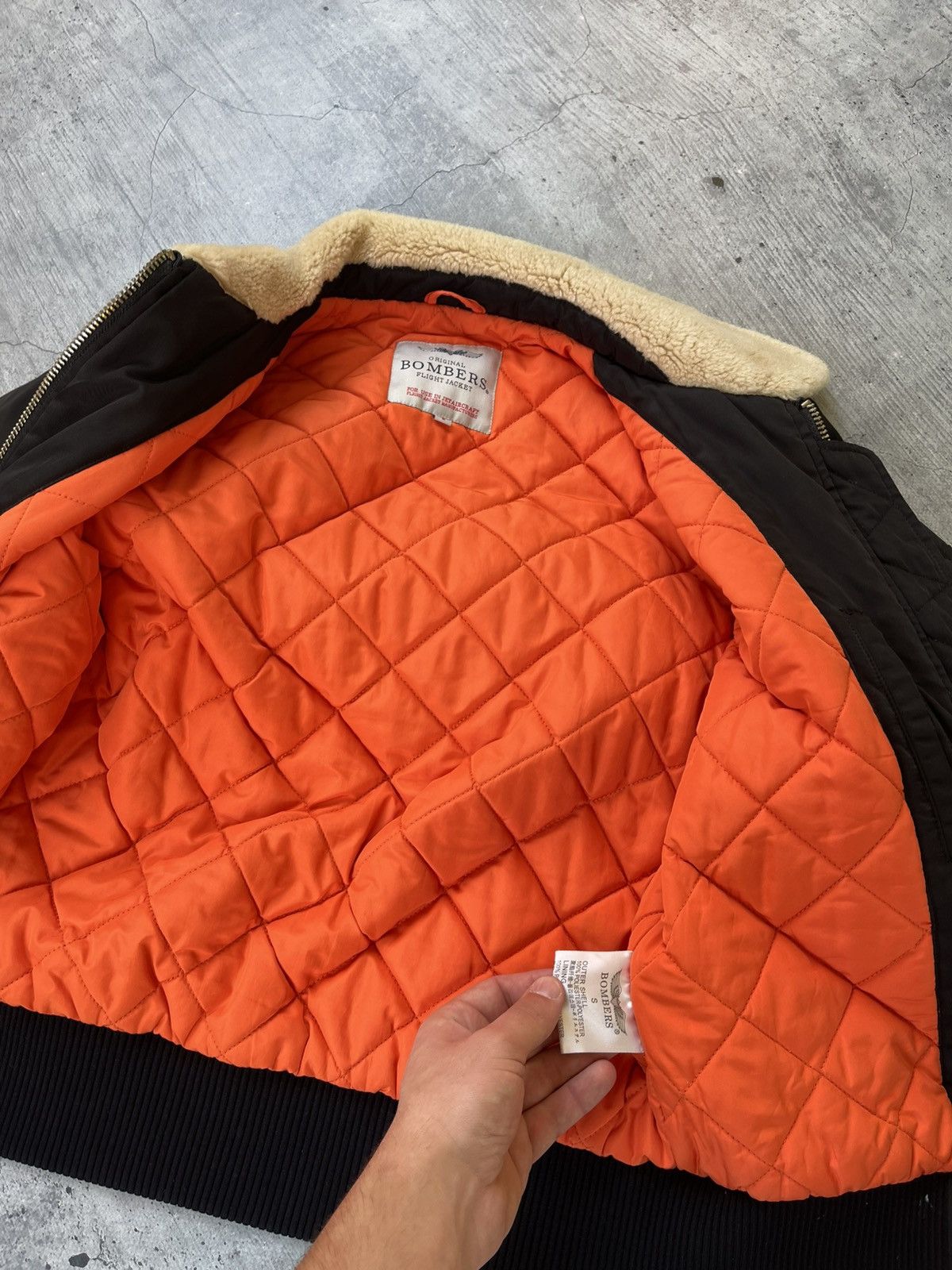 Other Bombers Original Flight Hooded Mens Jacket Size S Black Size US S / EU 44-46 / 1 - 11 Thumbnail