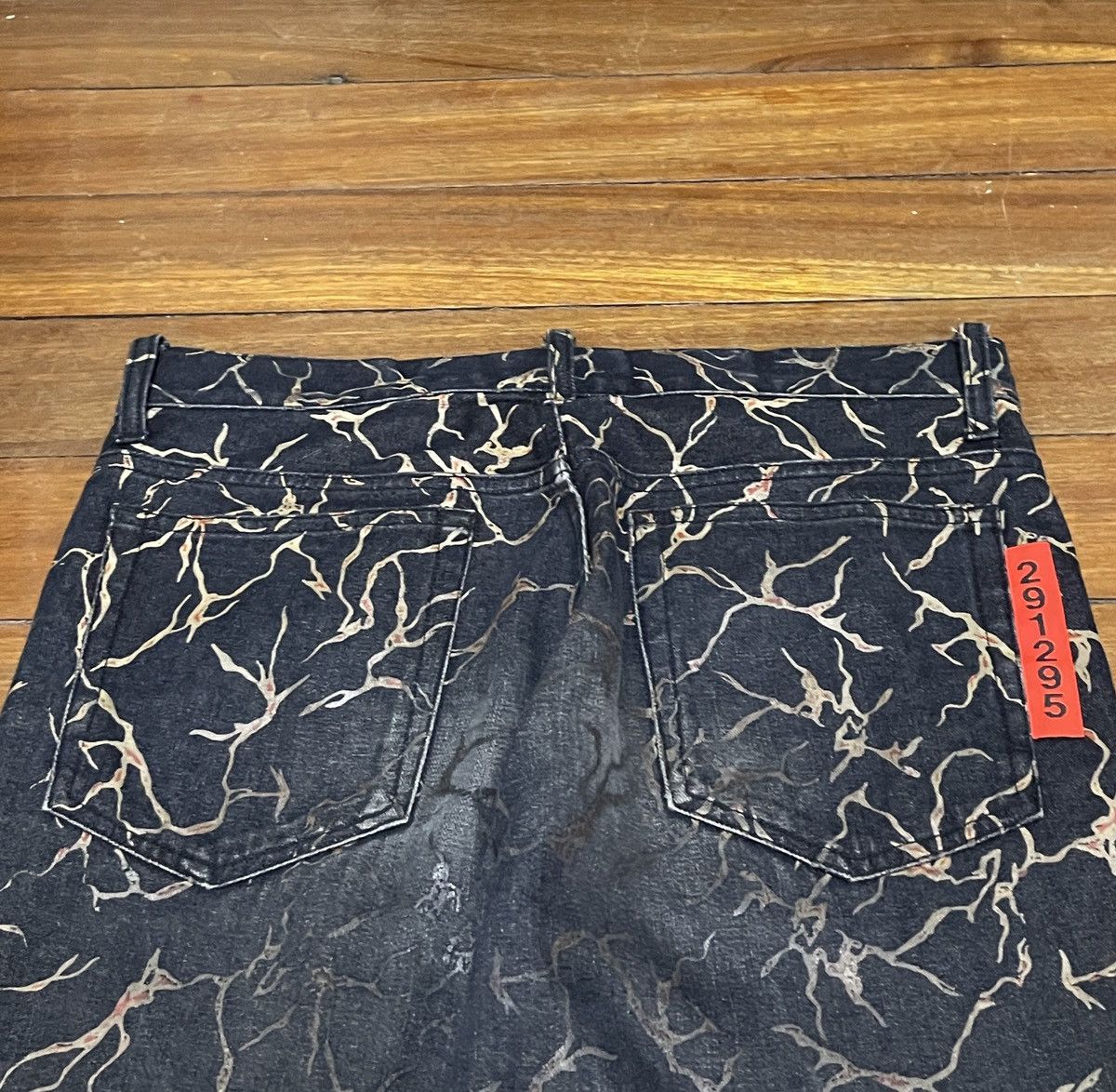 If Six Was Nine Rare Design Vintage Brand 291295 Homme Jeans 1990s Size US 29 - 4 Thumbnail