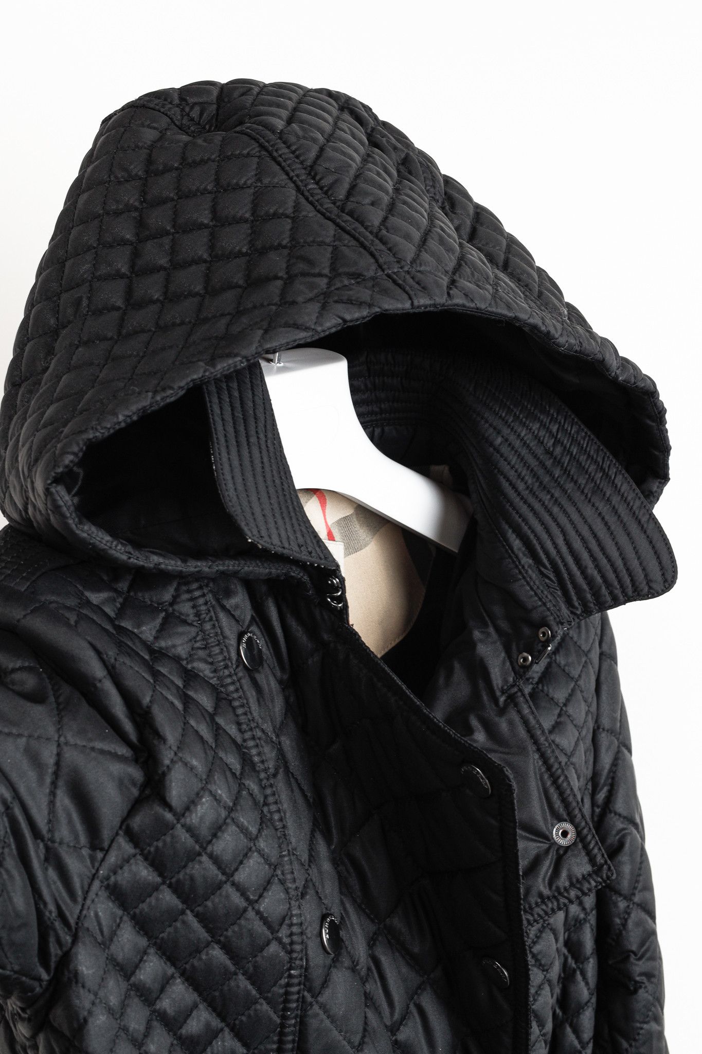 Burberry Burberry Black Quilted Insulated Trench Coat Size XS / US 0-2 / IT 36-38 - 11 Thumbnail