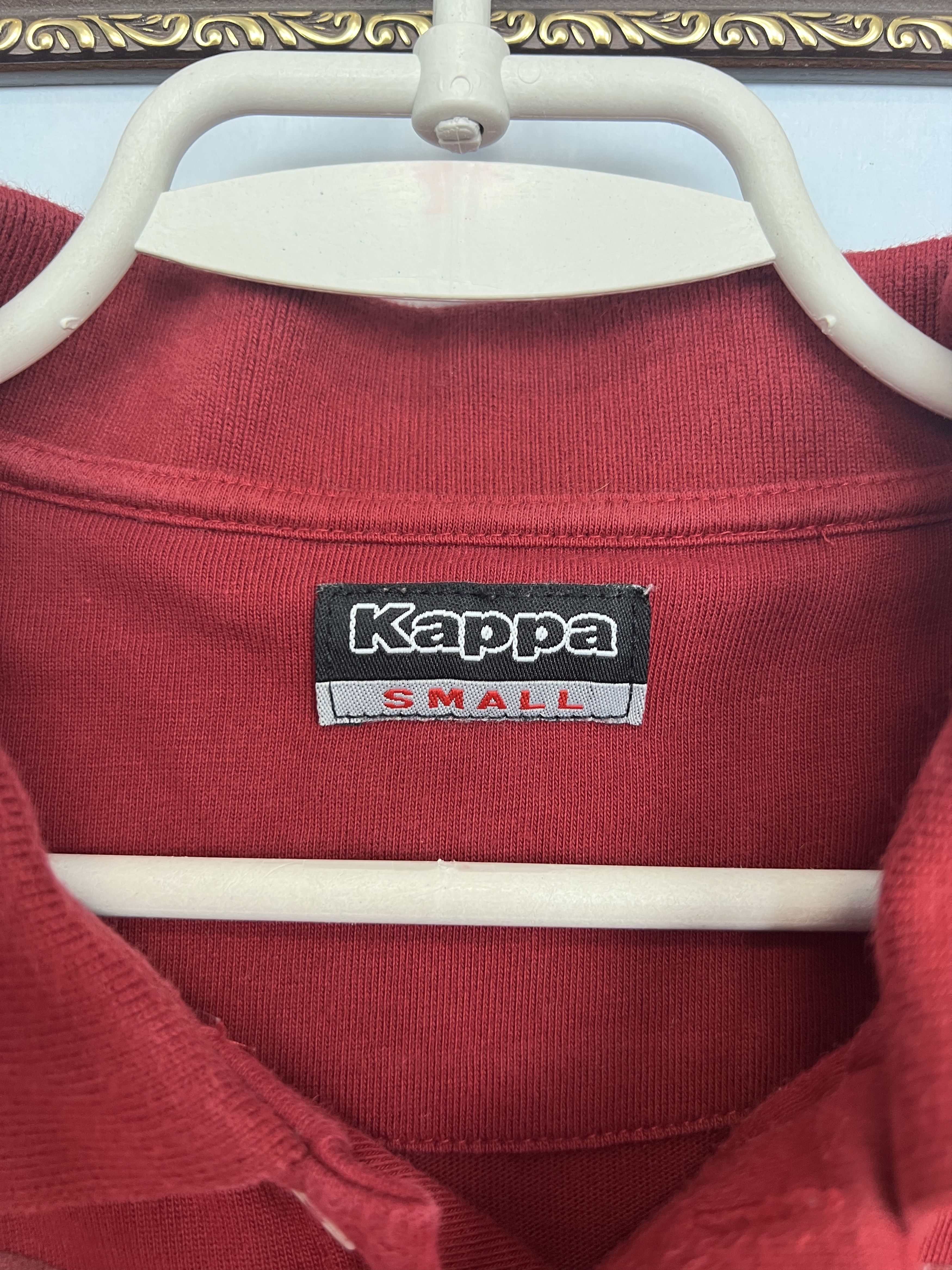 Kappa Vintage Kappa AS Roma Football Jersey Soccer Polo Tee Size US S / EU 44-46 / 1 - 8 Thumbnail