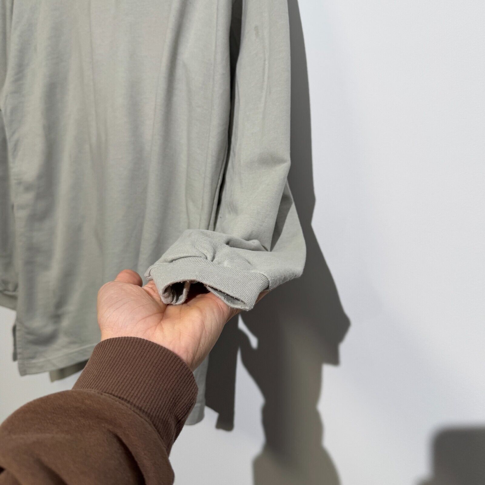 Vintage Vintage Unisex Gray Cotton Turtleneck Sweater Size L Regular Size US L / EU 52-54 / 3 - 6 Thumbnail