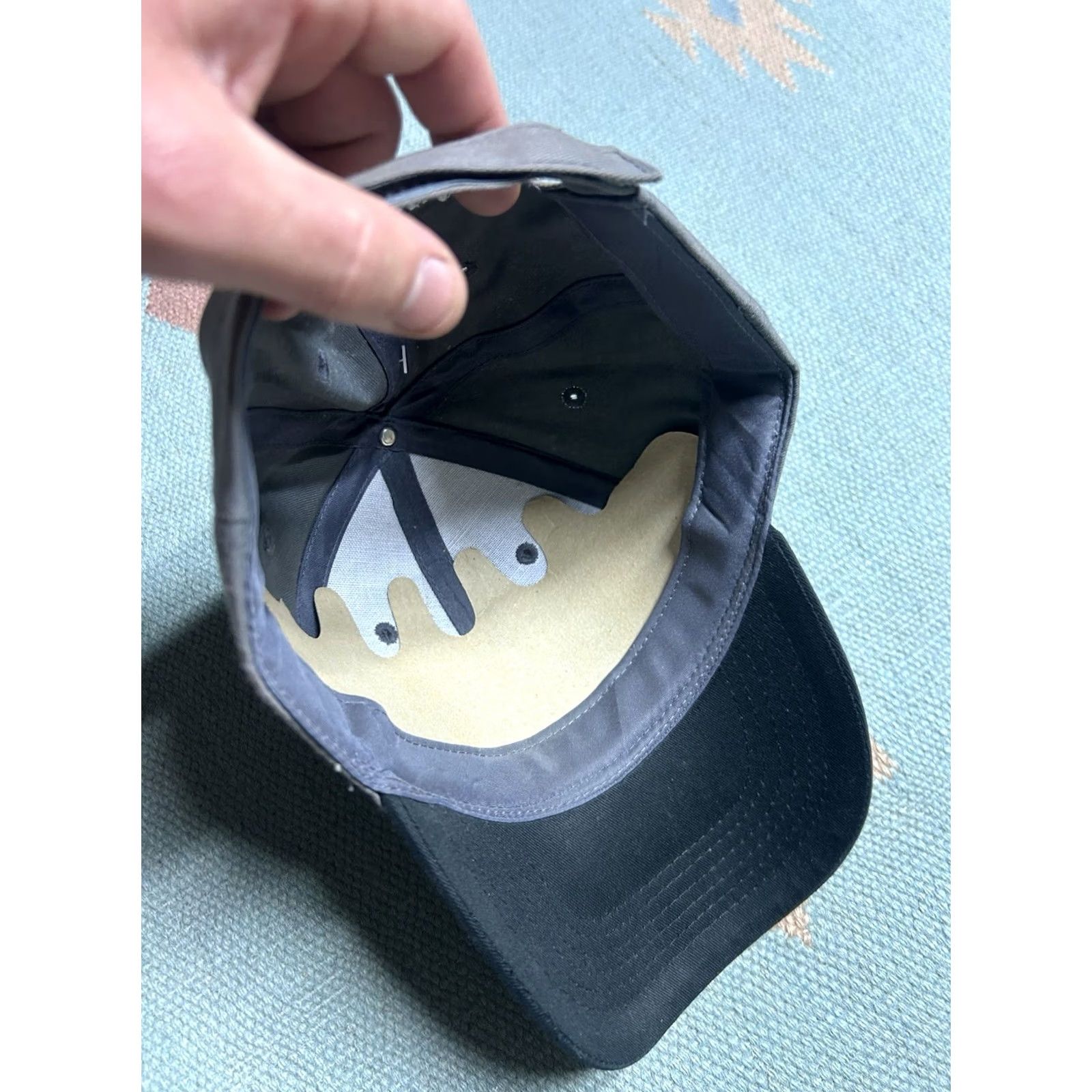 Vintage Denali Alaska strapback hat adjustable cap Denali National Park black gray spell out Mens Adjustable Baseball Cap Size US M / EU 48-50 / 2 - 7 Thumbnail