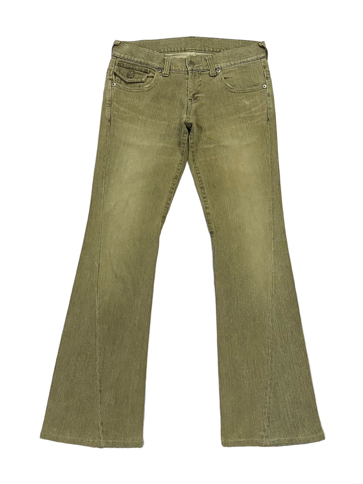 Tornado Mart Tornado Mart Washed Low Rise Flare Denim Jeans Size US 32 / EU 48 - 2 Thumbnail