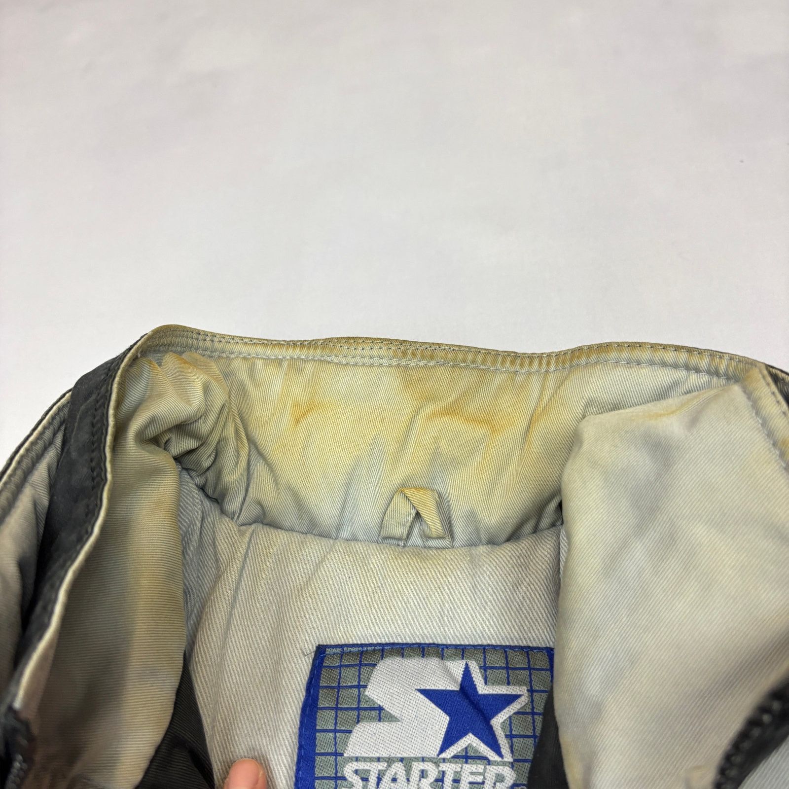 Starter Vintage Starter Raiders Cotton Jacket Mens Medium Distressed Size US M / EU 48-50 / 2 - 14 Thumbnail