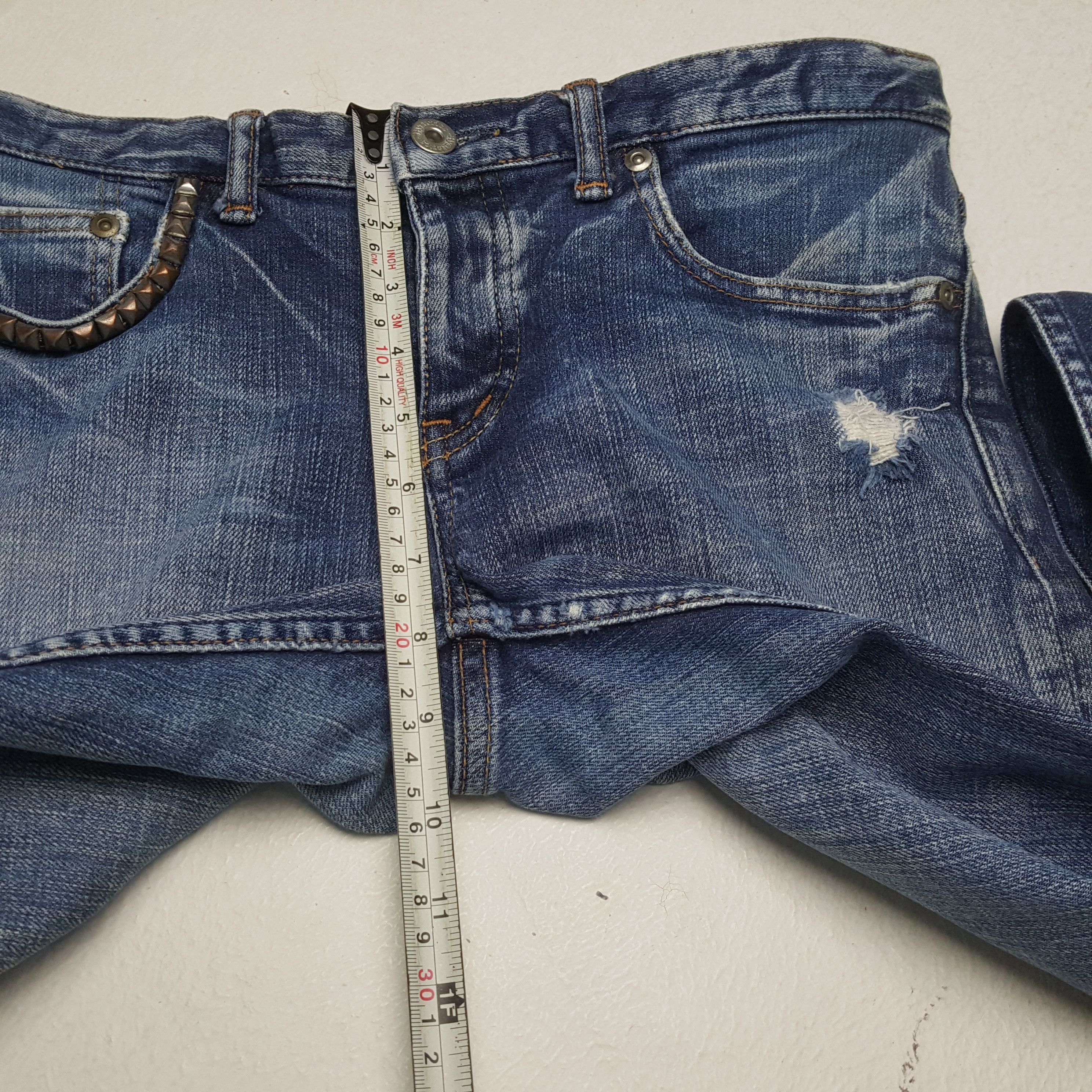Hysteric Glamour × Japanese Brand × Vintage Vintage HYSTERIC GLAMOUR Japanese Brand Skinny Jeans Size 30" / US 8 / IT 44 - 8 Thumbnail