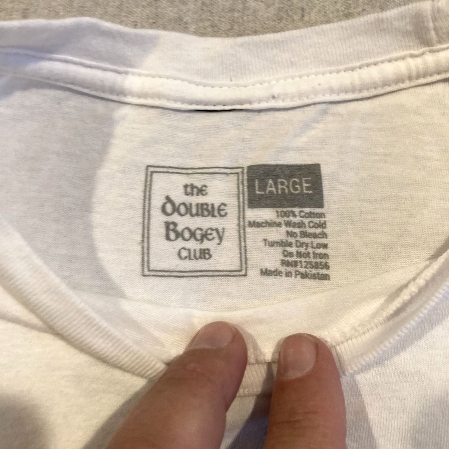 X-LARGE THE DOUBLE BOGIE CLUB BEERS N' BOGEYS T SHIRT DOUBLE SIDED LARGE AWESOME Size US L / EU 52-54 / 3 - 3 Thumbnail