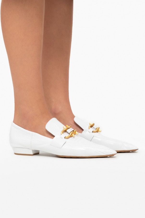 Bottega Veneta o1n1vont1024 Madame Platforms in Optic White Size US 11 / IT 41 - 2 Thumbnail