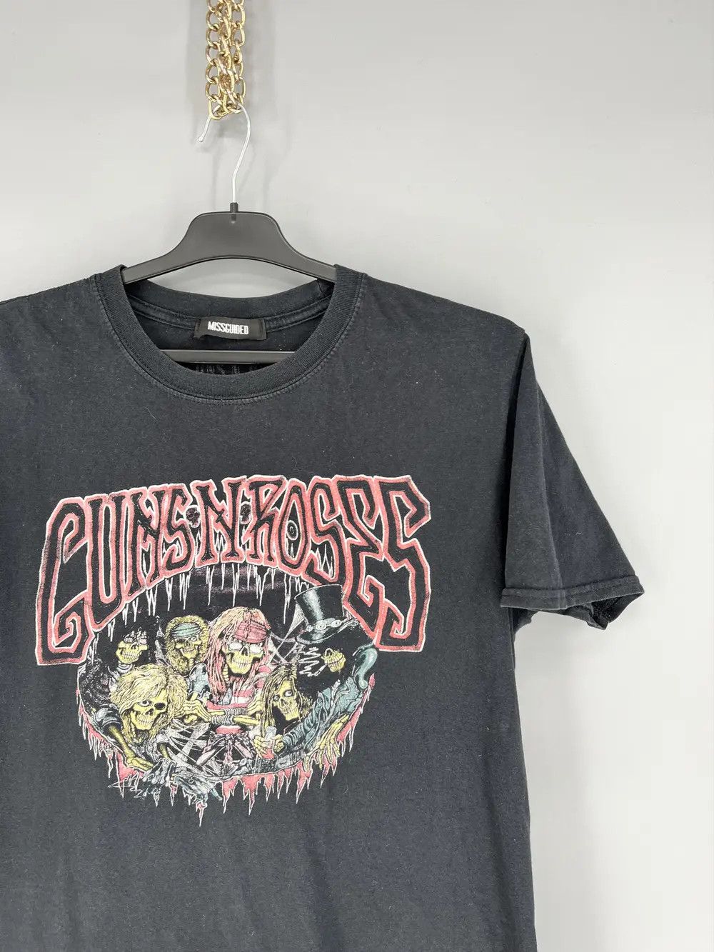 Band Tees Vintage Guns N’ Roses 🌹 Big Logo Double Sided T-Shirt Size US L / EU 52-54 / 3 - 5 Thumbnail