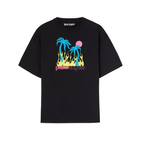 Palm Angels PALM ANGELS Men T-Shirts PMAA089S25JE R002 1084 BLACK Size US S / EU 44-46 / 1 - 1 Thumbnail