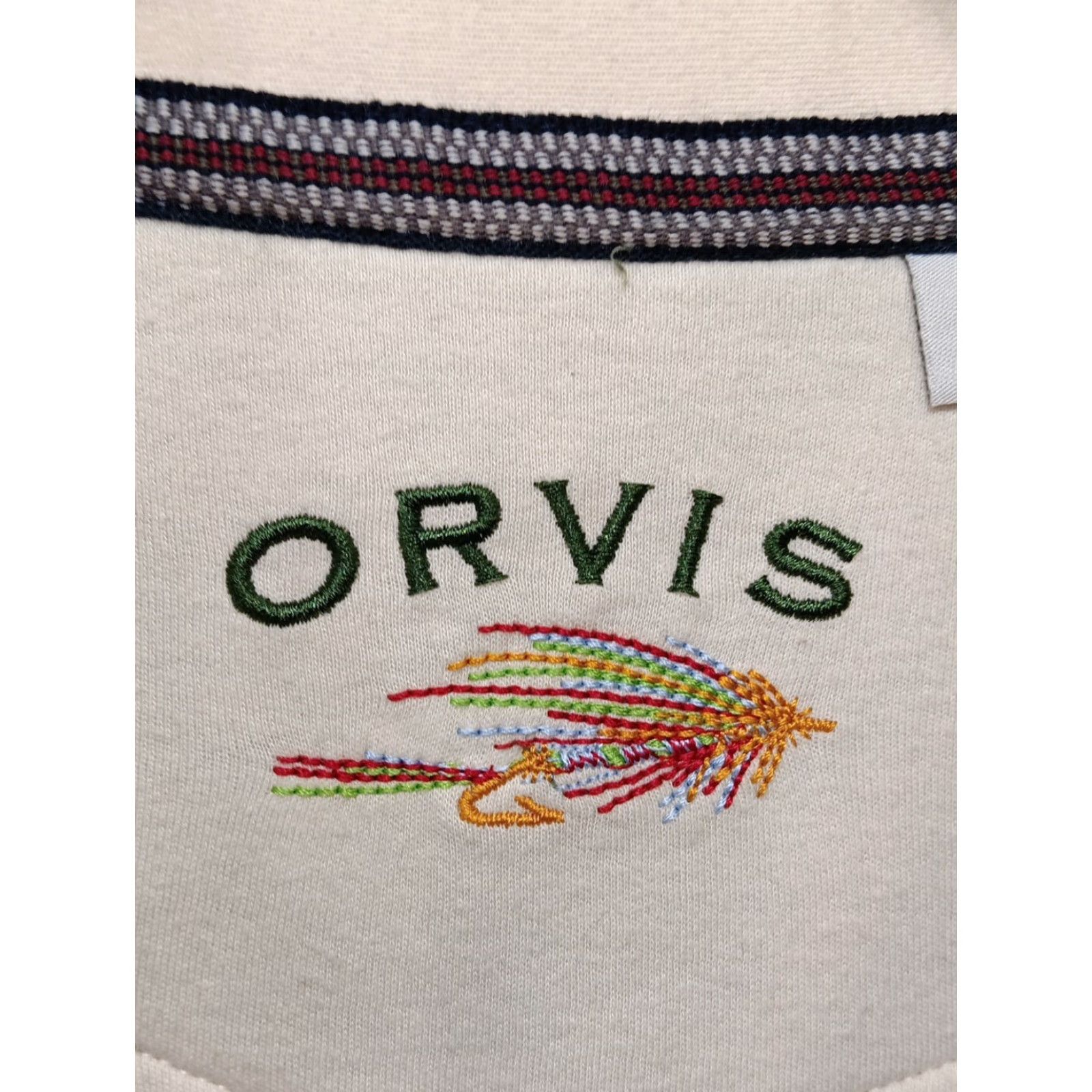 Orvis VINTAGE ORVIS Pullover Sweatshirt Mens XXL Green 1/4 Zip Snap Long Sleeve Knit Heavyweight All Seasons Casual Workwear Fish 90s Size US XXL / EU 58 / 5 - 7 Thumbnail
