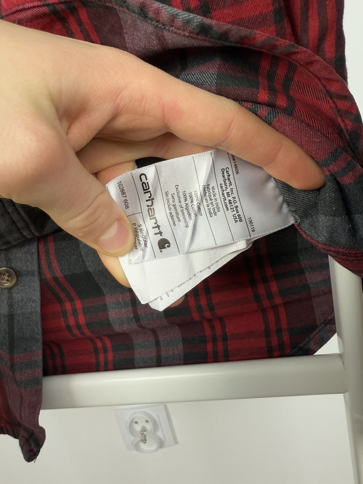 Carhartt × Japanese Brand CARHARTT FLANNEL SHIRT Size US S / EU 44-46 / 1 - 8 Thumbnail