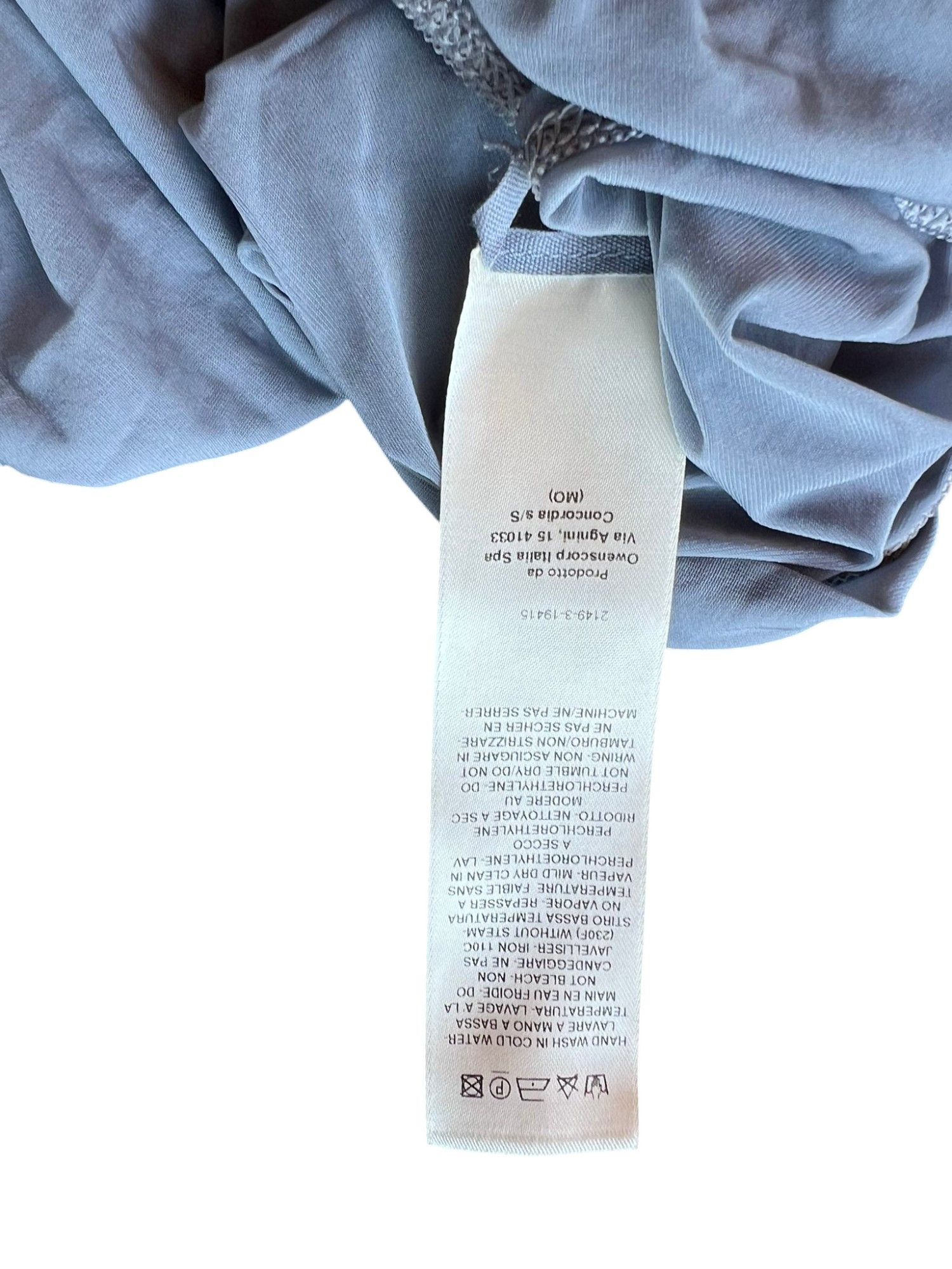 Rick Owens S/S 2022 FOGACHINE Asymmetric Blue Tee Size S / US 4 / IT 40 - 5 Thumbnail
