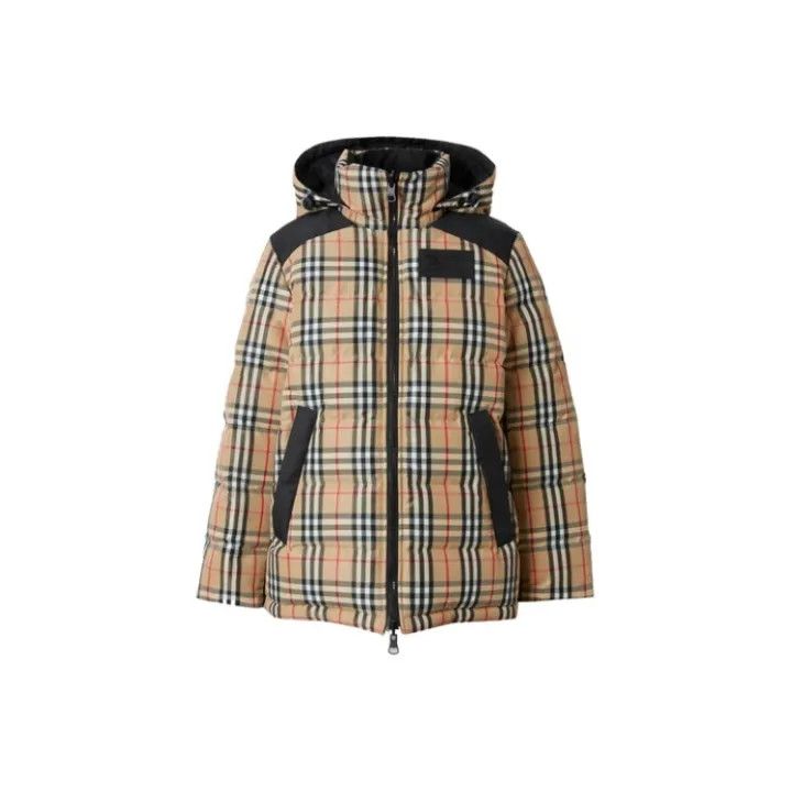 Burberry Burberry Reversible Check Pattern Down Jacket 0079 Size S / US 4 / IT 40 - 1 Thumbnail